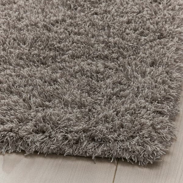 VINDEBÄK - Rug, high pile, light beige, 133x195 cm - best price from Maltashopper.com 40507889