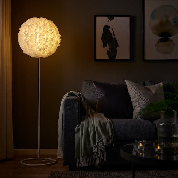 VINDKAST - Lampada da terra, bianco , - best price from Maltashopper.com 40539084