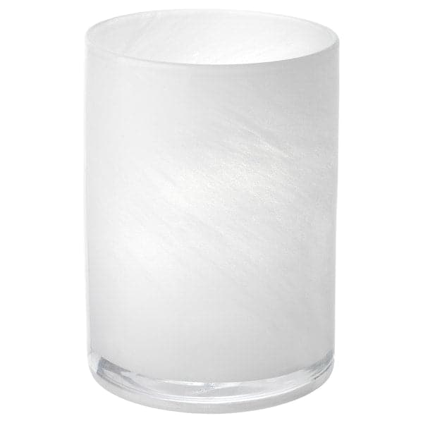 VINDSTILLA - Candle holder, white, 15 cm