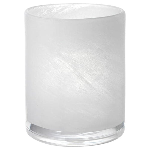 VINDSTILLA - Tealight holder, white, 11 cm