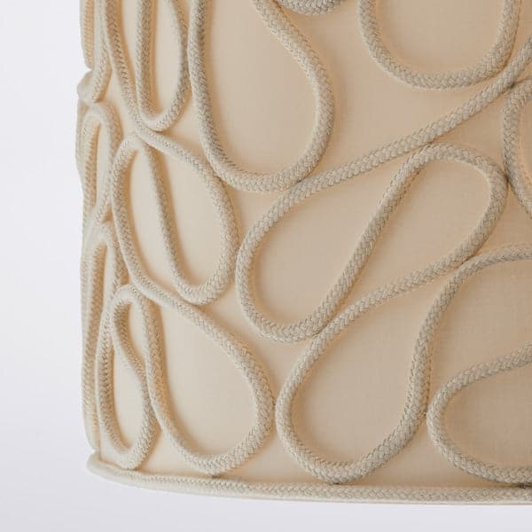 VINGMAST - Lamp shade, rope pattern beige, 42 cm - best price from Maltashopper.com 90496341