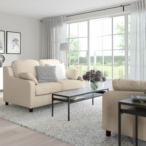 VINLIDEN 2 seater sofa - Hakebo beige , - best price from Maltashopper.com 09304605