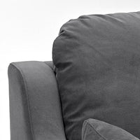 VINLIDEN - 2 seater sofa, Hakebo dark grey - best price from Maltashopper.com 99304615