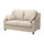 VINLIDEN 2-seater sofa lining - Beige Hakebo ,