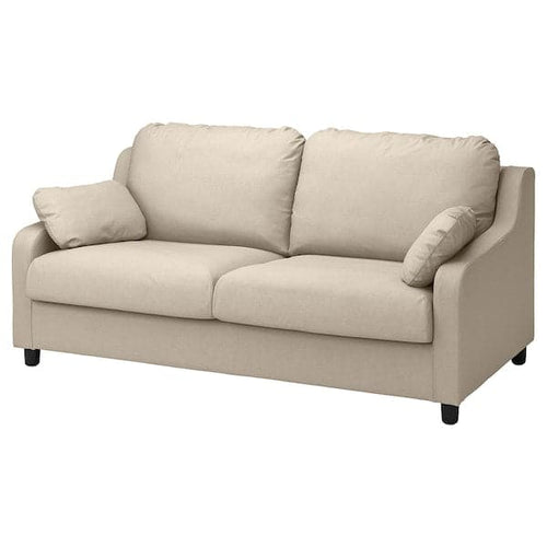 VINLIDEN 3-seater sofa lining - Beige Hakebo ,