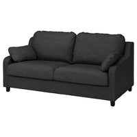 VINLIDEN 3-seater sofa lining - Hillared anthracite , - best price from Maltashopper.com 00455383