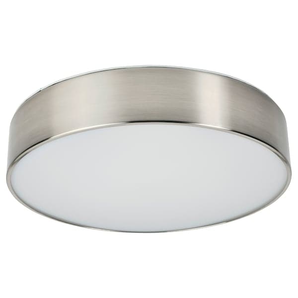 VIRRMO - LED ceiling lamp, nickel-plated, 36 cm 800 lm - best price from Maltashopper.com 70430780