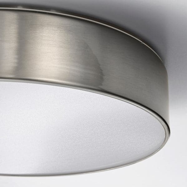 Ikea VIRRMO - LED ceiling lamp, nickel-plated, 36 cm 800 lm