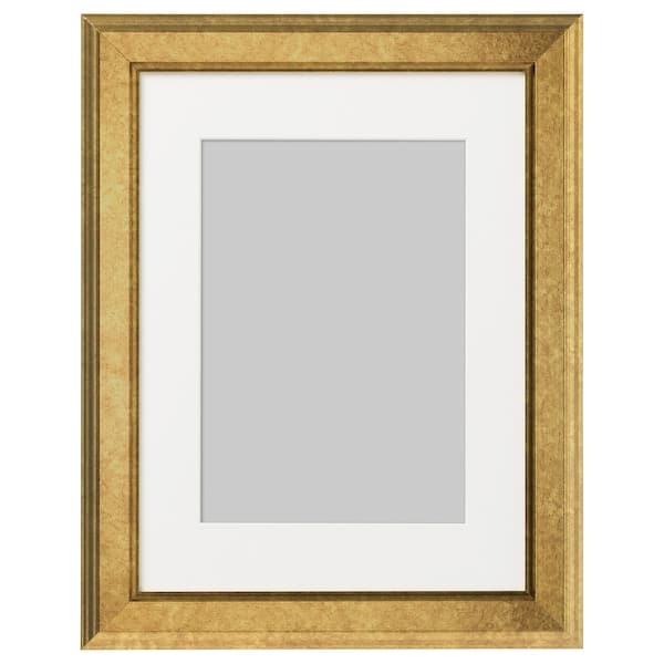 Ikea VIRSERUM - Frame, gold-colour, 30x40 cm