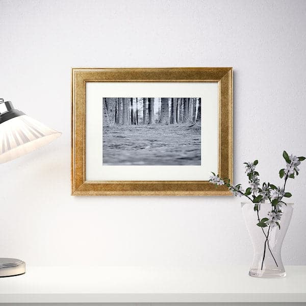 Ikea VIRSERUM - Frame, gold-colour, 30x40 cm