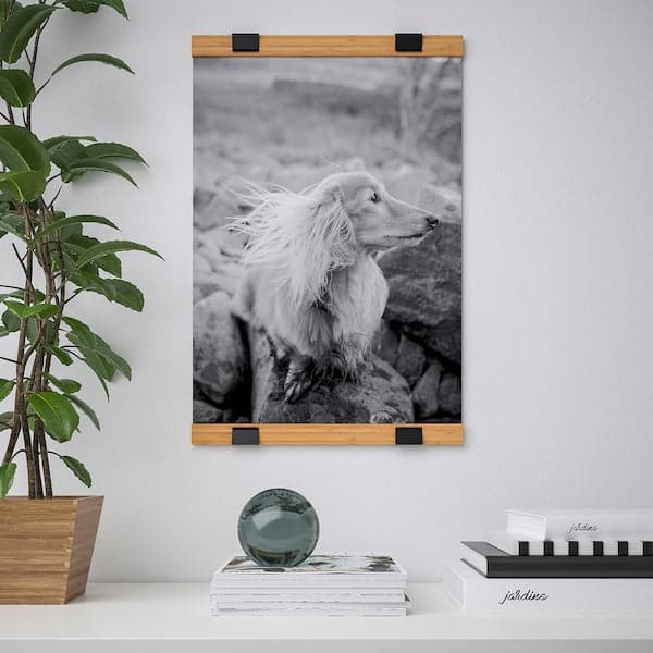 VISBÄCK - Poster hanger, bamboo , - Premium Decor from Ikea - Just €6.99! Shop now at Maltashopper.com