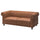 VISKAFORS 2-seat sofa, Högalid brown/brown, 194x74x90 cm