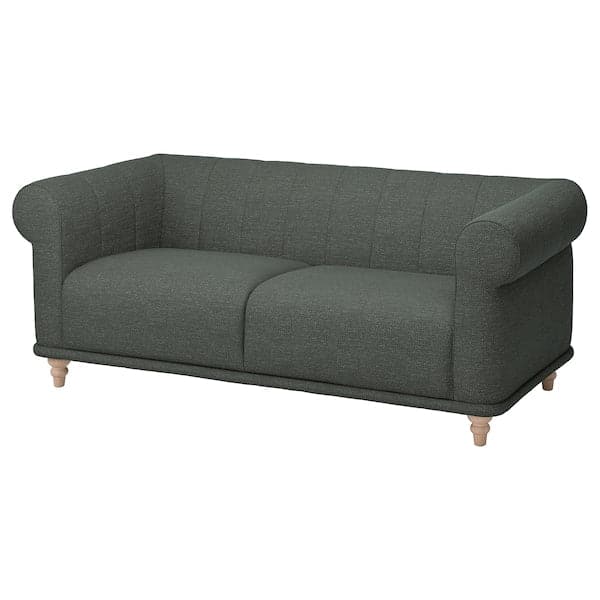 VISKAFORS 2-seater sofa, Lejde/grey/ birch green , - best price from Maltashopper.com 49443218