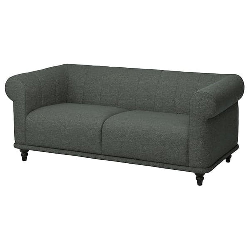 VISKAFORS 2-seater sofa, Lejde grey / green / brown ,