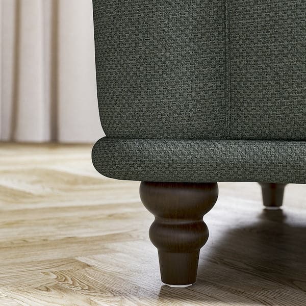 Ikea VISKAFORS 2-seater sofa, Lejde grey / green / brown ,