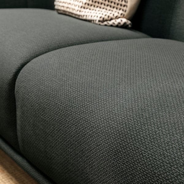 Ikea VISKAFORS 2-seater sofa, Lejde grey / green / brown ,