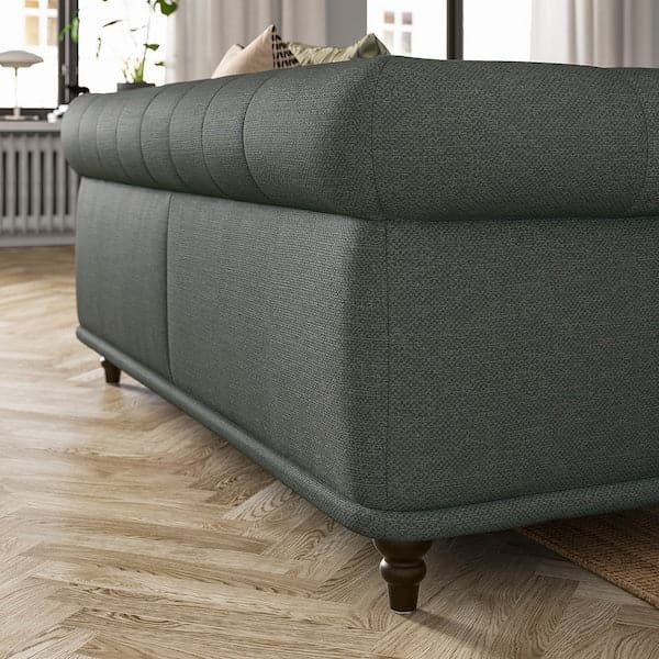VISKAFORS 2-seater sofa, Lejde grey / green / brown , - best price from Maltashopper.com 29443262