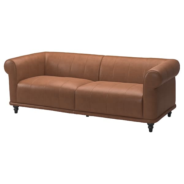 VISKAFORS 3-seat sofa, Högalid brown / brown , - best price from Maltashopper.com 09443357