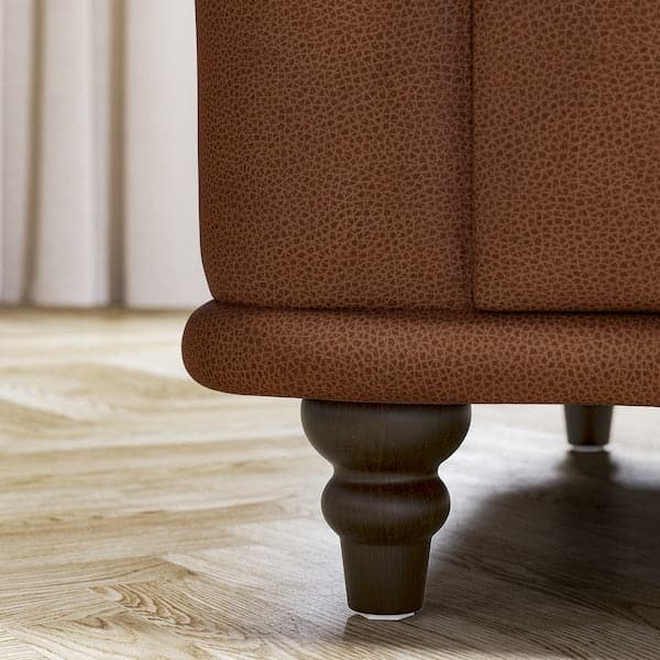 VISKAFORS 3-seat sofa, Högalid brown / brown , - best price from Maltashopper.com 09443357