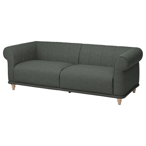 VISKAFORS 3-seater sofa, Lejde/grey/ birch green ,