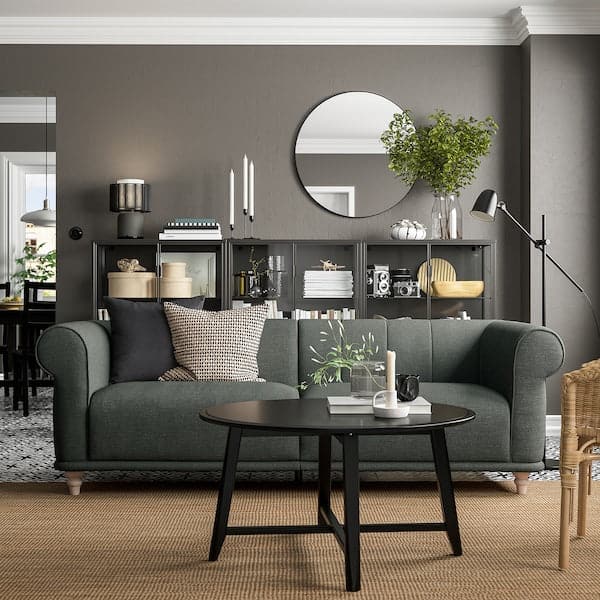 Ikea VISKAFORS 3-seater sofa, Lejde/grey/ birch green ,