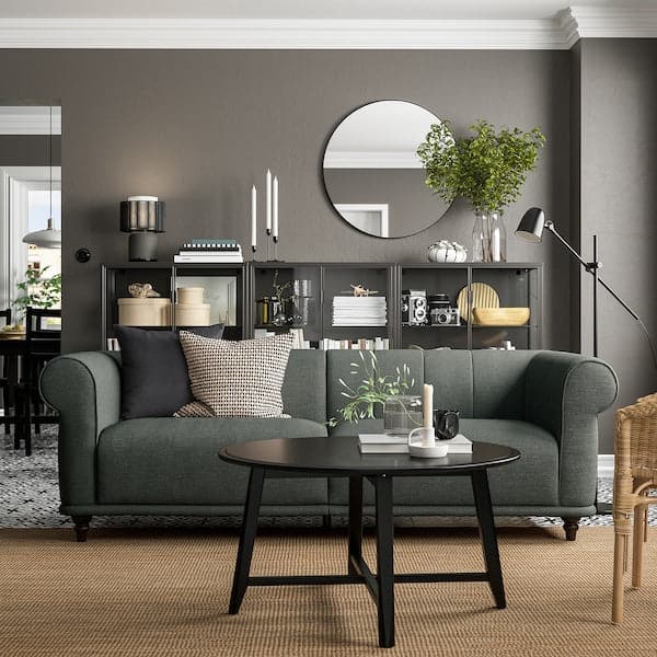 Ikea VISKAFORS 3-seater sofa, Lejde grey/green/brown ,