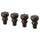 VISKAFORS legs for sofa, brown