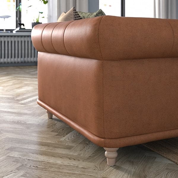 Ikea VISKAFORS - Poltrona 1,5 posti, Högalid marrone/betulla