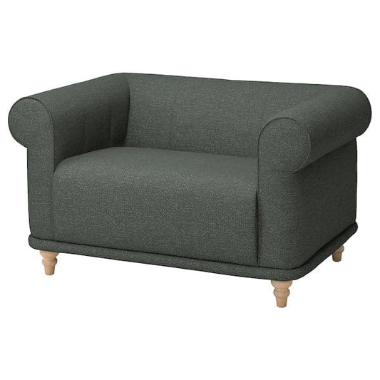 VISKAFORS Armchair 1.5 seater, Lejde/grey/green birch , - best price from Maltashopper.com 89443283