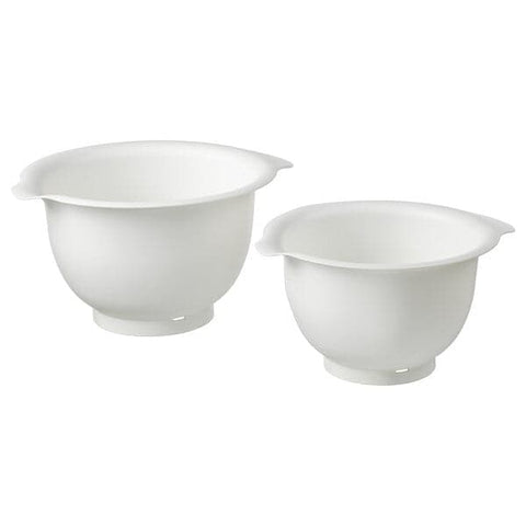 VISPAD - Mixing bowl, set of 2, white - best price from Maltashopper.com 50421791
