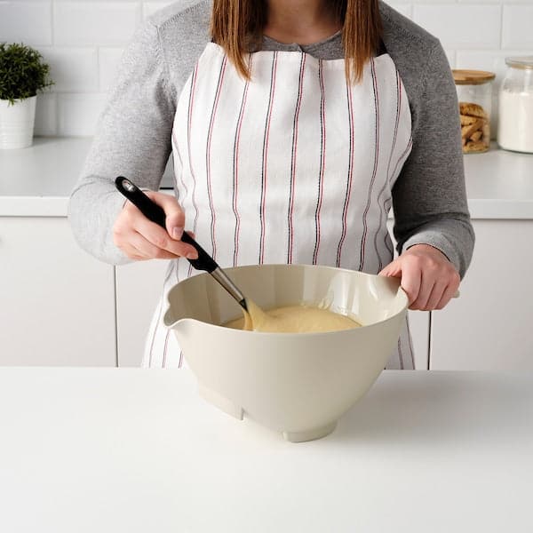 VISPNING - Mixing bowl, beige, 3.0 l - best price from Maltashopper.com 30485307