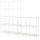 VITTSJÖ - Furniture combination, white/glass, 200x36x175 cm ,
