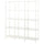 VITTSJÖ - Sectional shelf unit, white/glass, 151x36x175 cm