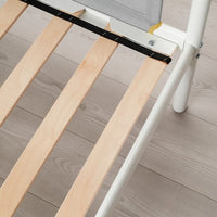 VITVAL - Bunk bed frame, white/light grey, 90x200 cm - best price from Maltashopper.com 80411272
