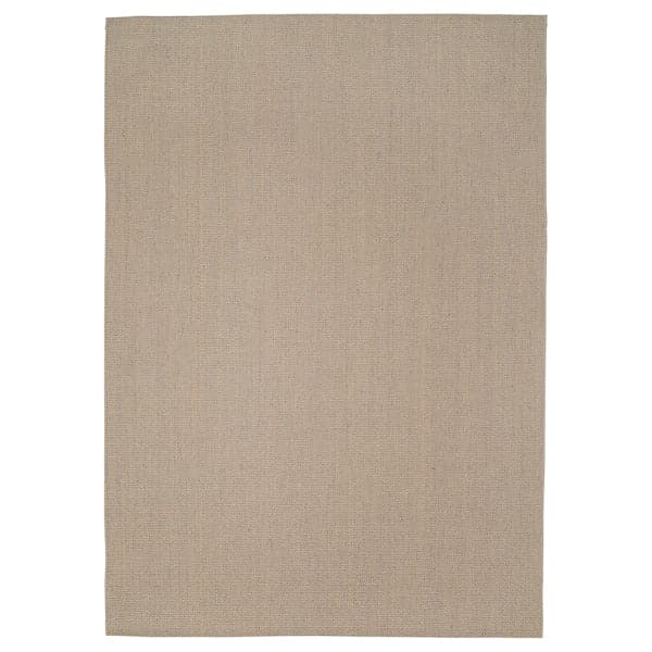 VODSKOV - Rug, flatwoven, natural/light grey, 200x300 cm