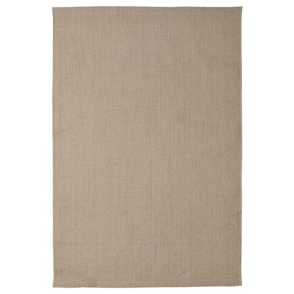 VODSKOV - Rug, flatwoven, natural/light grey, 170x240 cm