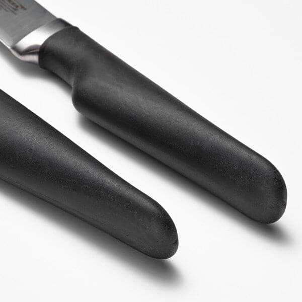 VÖRDA - Carving fork and carving knife, black - best price from Maltashopper.com 80289144