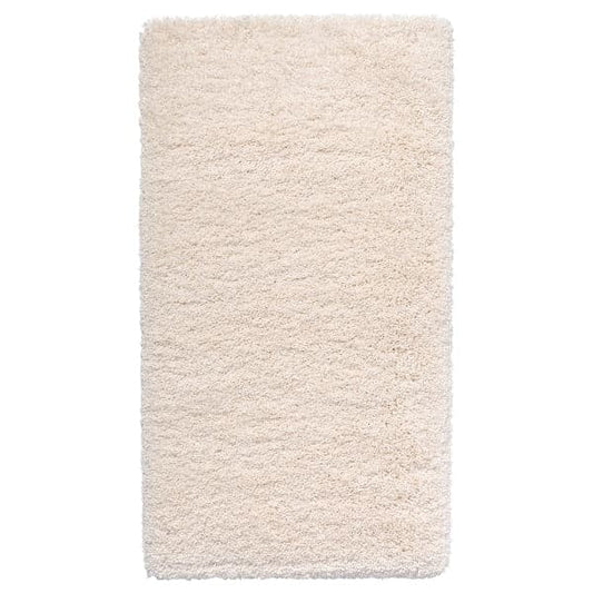 Ikea VOLLERSLEV - Rug, high pile, white, 80x150 cm