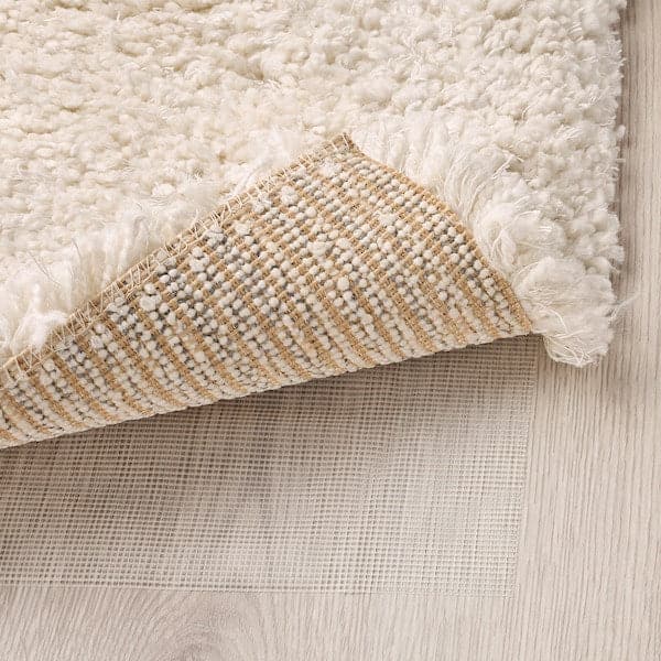 Ikea VOLLERSLEV - Rug, high pile, white, 160x230 cm