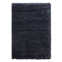 VOLLERSLEV - Rug, high pile, dark blue, 160x230 cm - best price from Maltashopper.com 60492561