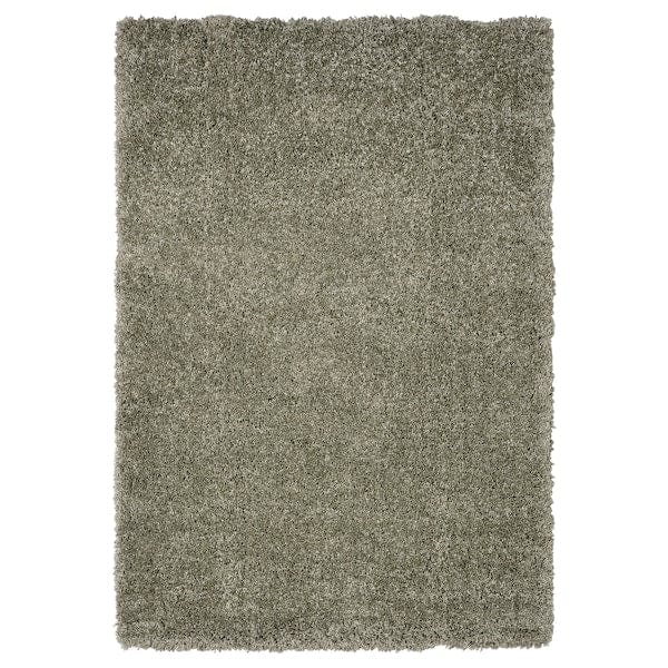 VOLLERSLEV - Rug, high pile, grey-green, 160x230 cm - best price from Maltashopper.com 90561746