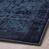 VONSBÄK - Rug, low pile, dark blue, 170x230 cm - best price from Maltashopper.com 70528885