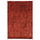VONSBÄK - Carpet, short pile, red, 133x195 cm