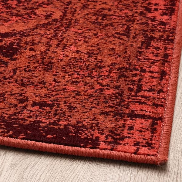 VONSBÄK - Carpet, short pile, red, 133x195 cm - best price from Maltashopper.com 10533601