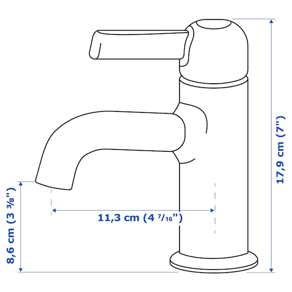 VOXNAN - Washbasin mixer, chrome - best price from Maltashopper.com 00533258