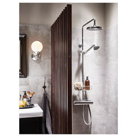 VOXNAN - Shower set with thermostatic mixer, chrome-plated - best price from Maltashopper.com 40342600