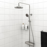 VOXNAN - Shower set with thermostatic mixer, chrome-plated - best price from Maltashopper.com 40342600