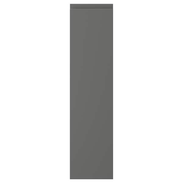 VOXTORP - Door, dark grey, 20x80 cm - best price from Maltashopper.com 20454085