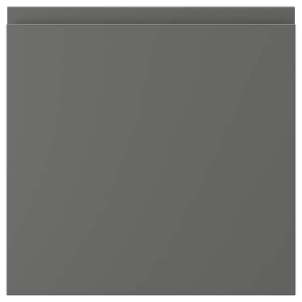 VOXTORP - Door, dark grey, 40x40 cm - best price from Maltashopper.com 20454090