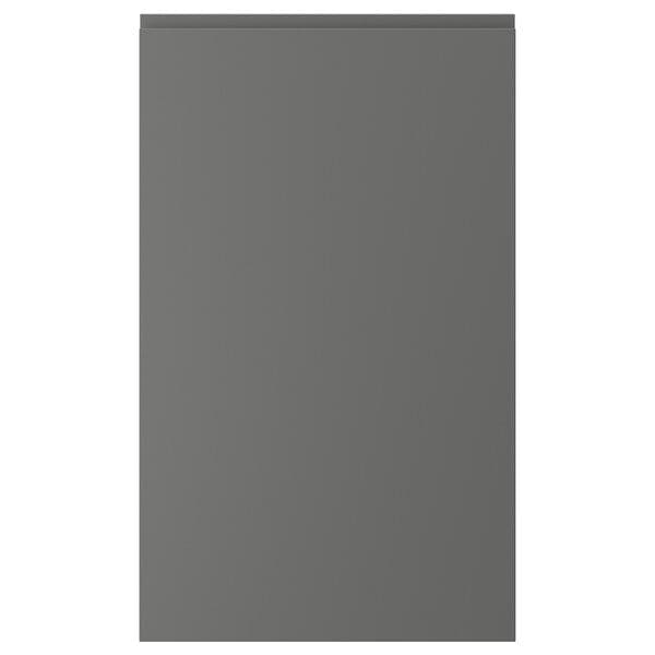 VOXTORP - Door, dark grey, 60x100 cm - best price from Maltashopper.com 60454093